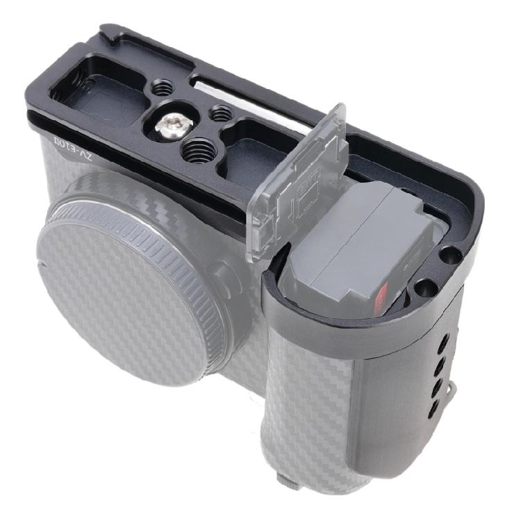 L Hand Grip Camera Base Plate Quick Release Support Quick Installation System Tripod Mount Attachment for ZV-E10II Camera