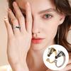 Finger Ring Horse Head Design Opening Adjustable Women Ring 2026 Year of Horse Ring Jewelry