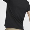 Nike Solid Color Short Sleeve Polo Shirt Men Tops Black BV0481-010