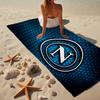 1 Stück Elektrisch Blaues Napoli Logo Strandtuch - Weiche, Saugfähige Mikrofaser, Leicht, Ideal für den Strand, Partys, Reisen, Camping Fan-Geschenke