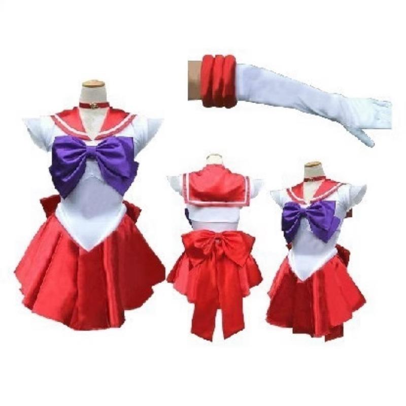Halloween Anime Costume Adult Sailor Moon Cosplay Costume Dress Set Game Uniform