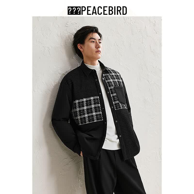 PEACEBIRD Men s Down Shirt Jacket XL