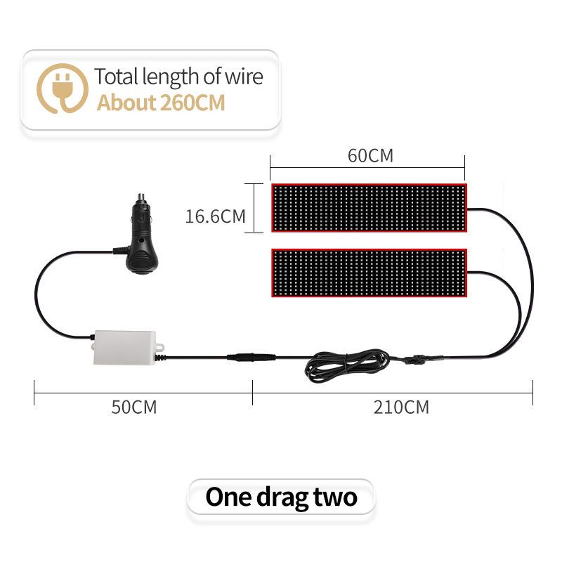 

Гибкая светодиодная подсветка Devil Eye для салона автомобиля и окна грузовика - Универсальная посадка