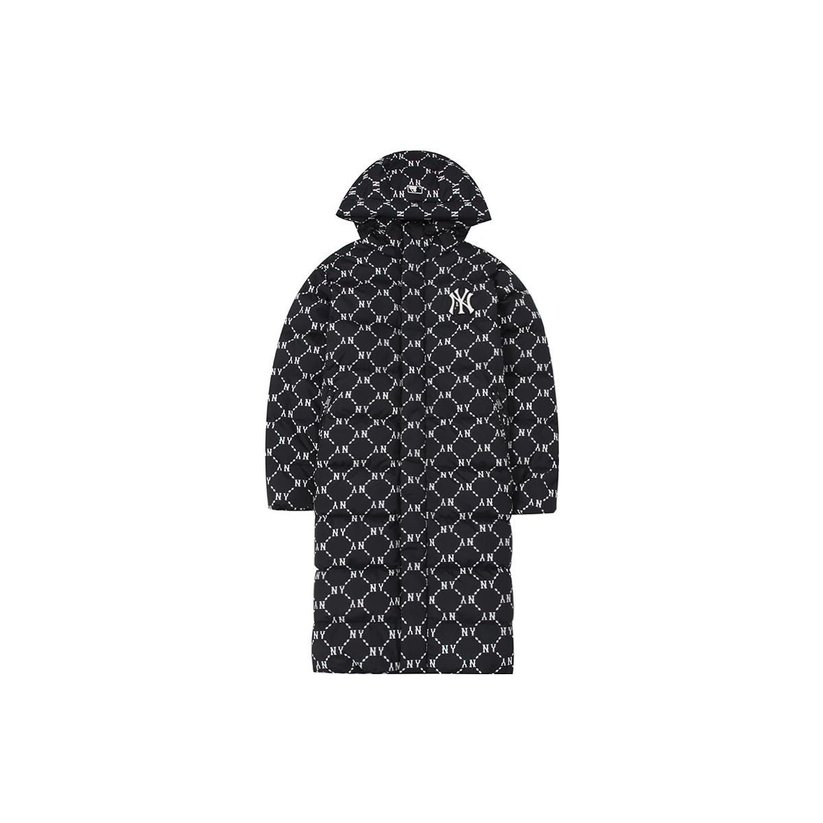 Veste matelassée à fermeture éclair avec logo imprimé lettre MLB New York Yankees Unisexe Vêtement d'extérieur Noir 3ADJM0926-50BKS M black