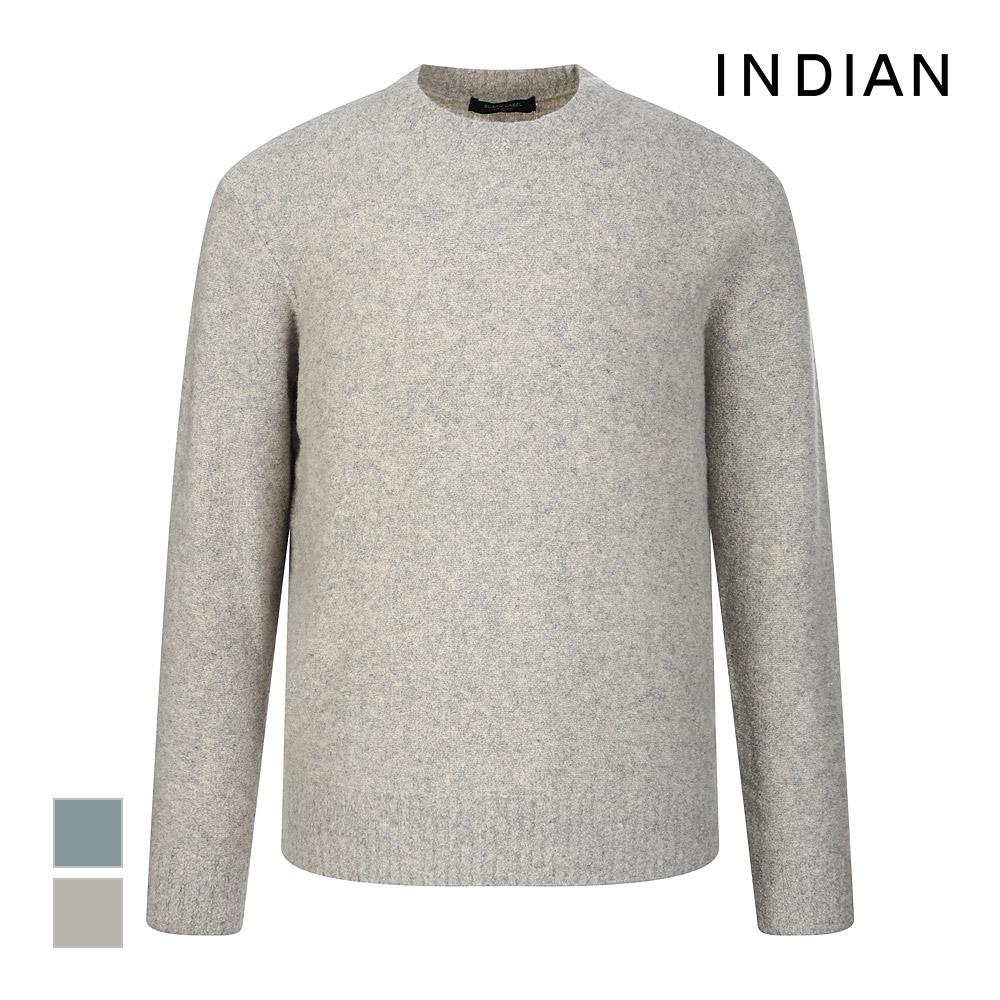 INDIAN Boucle Yarn Solid Round Knit_Miubr4W9381