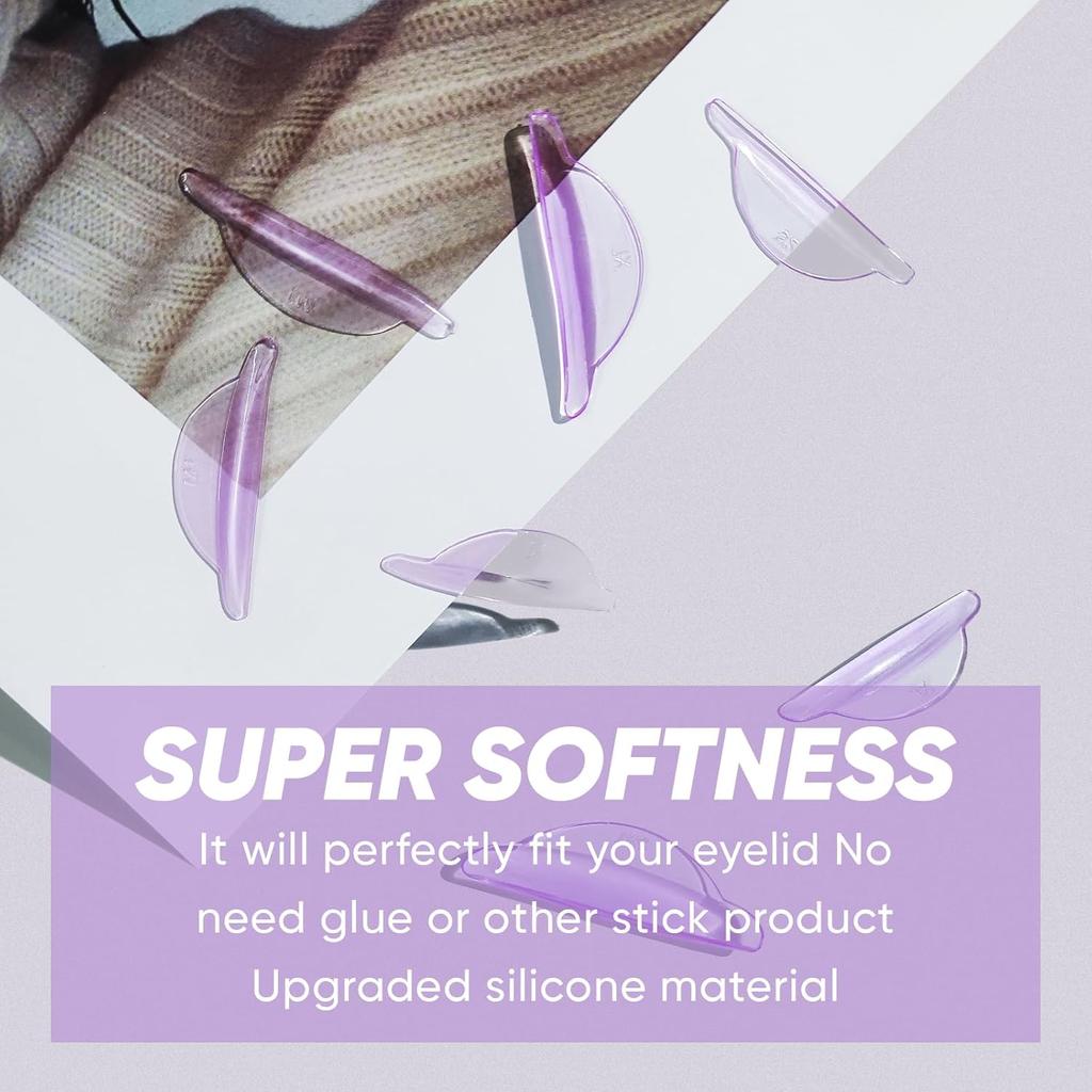 Lash Lift Rods Silicone Pads for Lash Lamination Shields 2024 Ultra Curl Flexible Reusable Curler DIY Eyeash Perm Lifting Pads