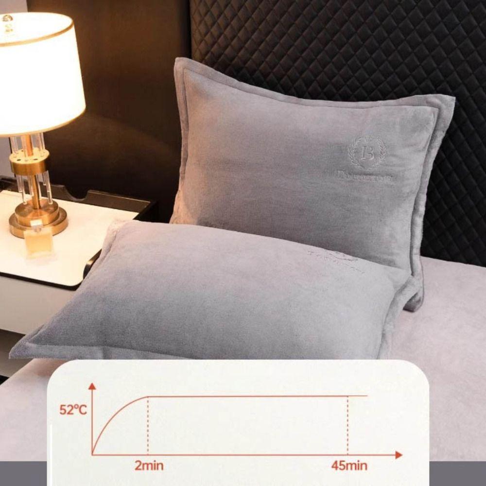 Velvet Pillow Cover 48*74cm Pillow Core Protection Comfortable Pillowcase  Autumn/Winter