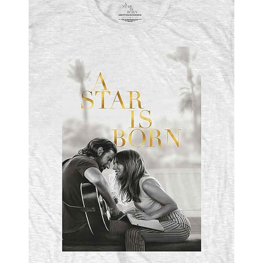 A Star Is Born Unisex voksen Jack & Ally filmplakat T-skjorte i bomull