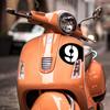 2pcs Motorcycle Sticker NO.6 Number Vinyl Decals Decor Waterproof For Vespa Sei 6 Giorni GT GTS GTL GTV 125 300 Super GTS300ie