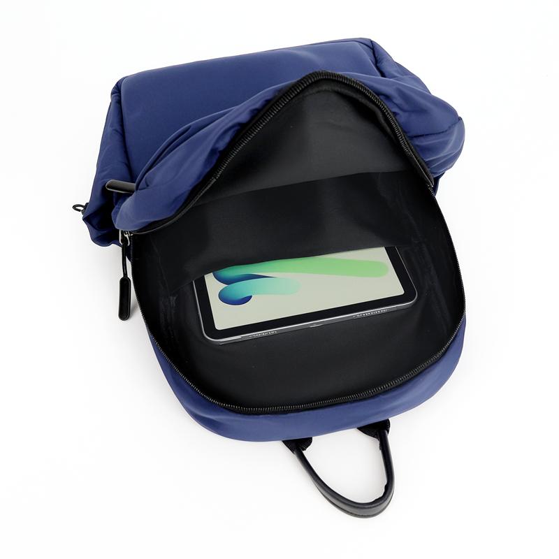 Waterproof Nylon Double Shoulder Bag for Women Travel Commuting Large Capacity Multi Layer Lightweight Laptop Backpack