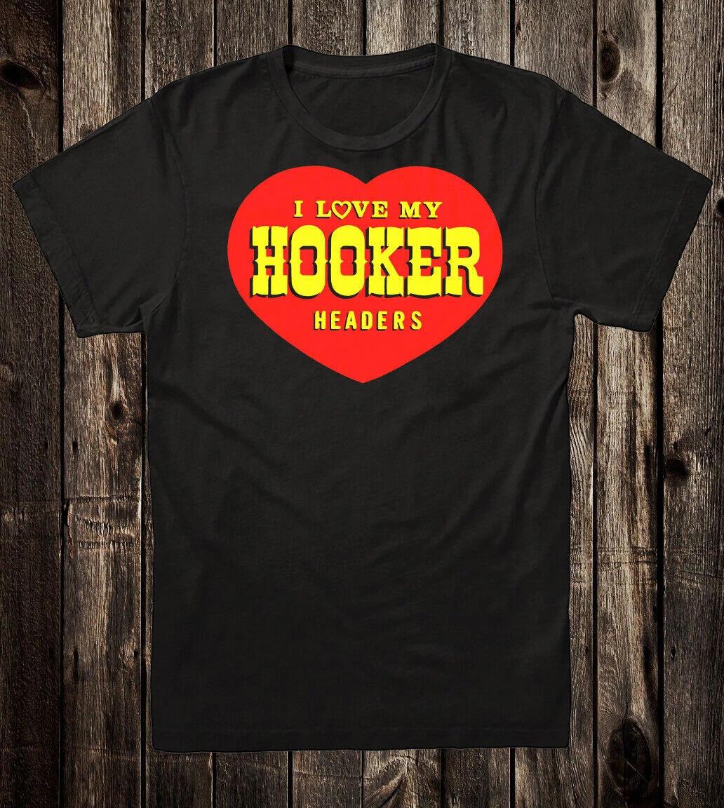 

Hot Rod Tee T Shirt Drag Race Hooker Headers Heart Speed Shop Racing Nostalgia S