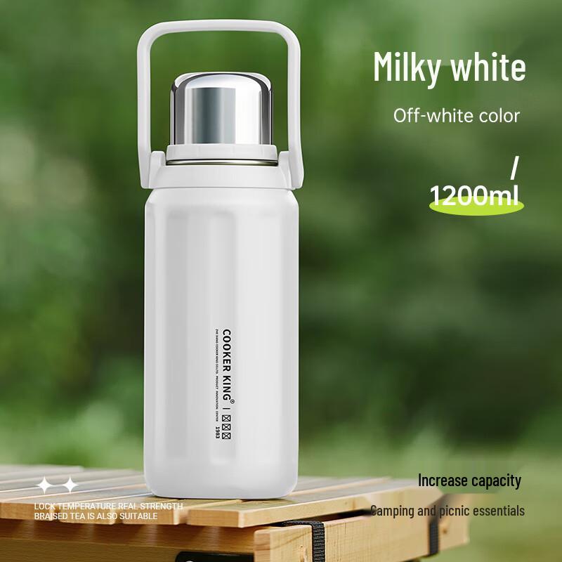 

Chui Da Huang Portable Stainless Steel Insulated Thermos Flask 1.2L