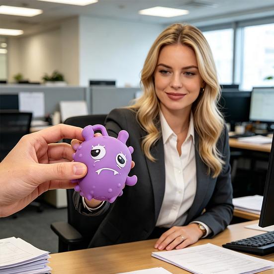 Cartoon Aliens Squeeze Toy Anxiety Relief Demon Sensory Fidget Toy Fast Rising Office Workers Relaxation Flour Stress Ball