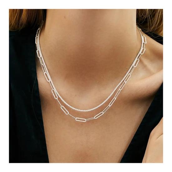 Women Necklace Bracelet Hoillow Out Shimmering Surface Adjustable Length Lady Wrist And Neck Jewelry for Daily Wear Weddings Parties