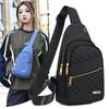 Minimalistische Damen-Brusttasche mit großer Kapazität, mehrlagig, wasserabweisend, Frontrucksack, lässige Outdoor-Umhängetasche für Mädchen
