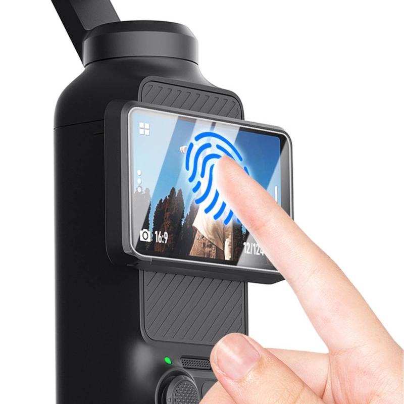 Shockproof High Definition Screen Guard 2.5D Rounded Edges Bubble Less Installation for Pocket 3 Enhancing Durability
