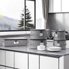 Cationic 5-Piece Bowl & Dish Storage Set with Round Zippered Lids