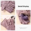 Winter Thickened Touchscreen Gloves Warm Down Cotton Cycling Gloves Windproof Anti-Cold Women Gloves Korean Style