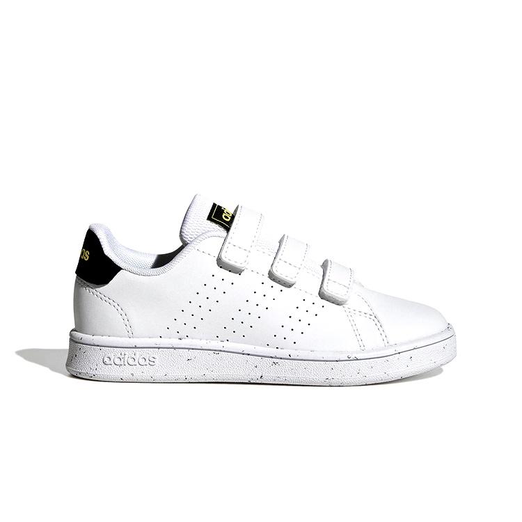(PS) adidas Advantage Lifestyle Court Hook-and-Loop Shoes 'Cloud White Black' Kids' GW6496