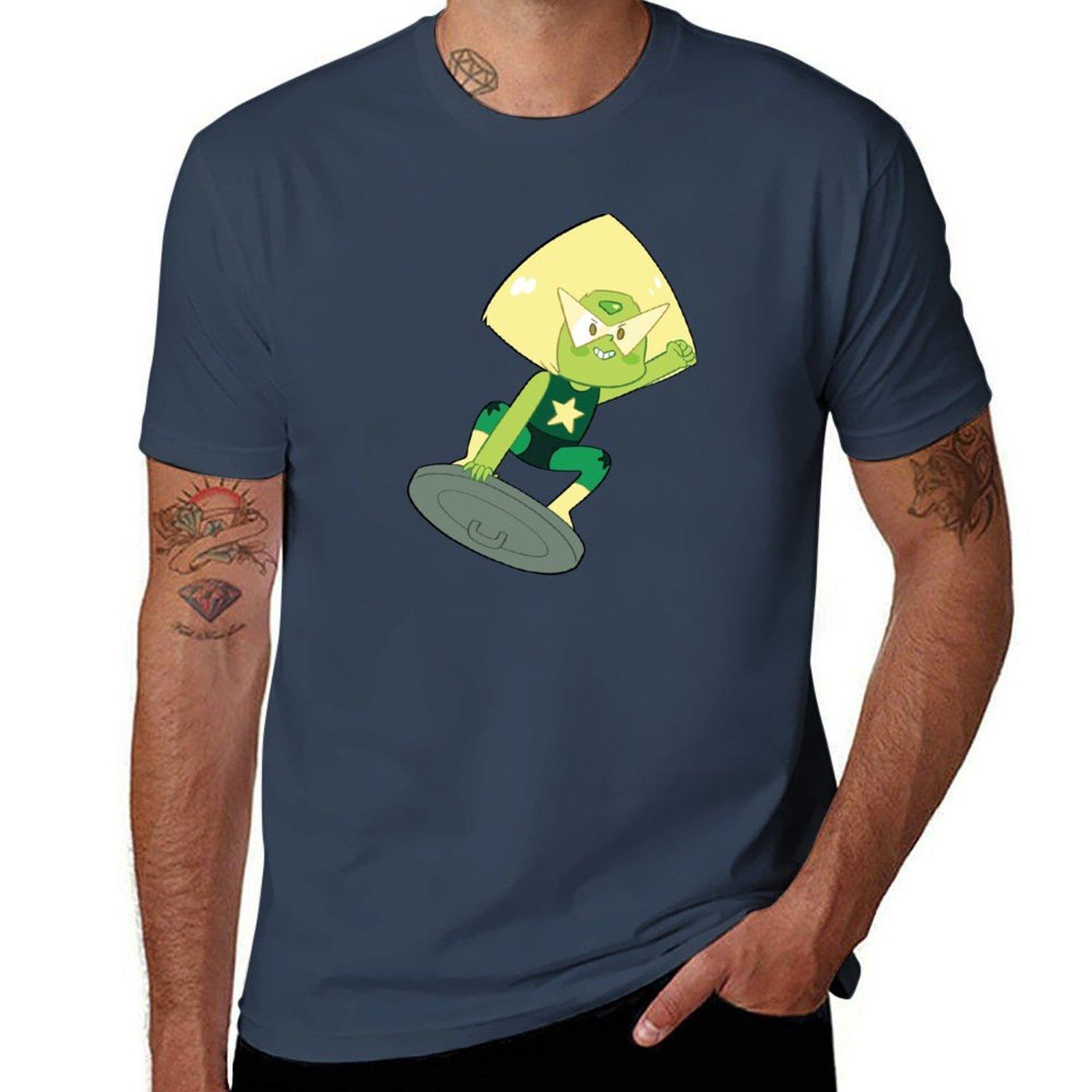 Tiny Peridot Tshirt No Iron Casual Short Sleeve Top S