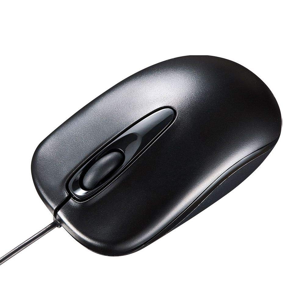 Sanwa Supply Wired Optical Mouse, Black, MA-R115BK [Set of 3]