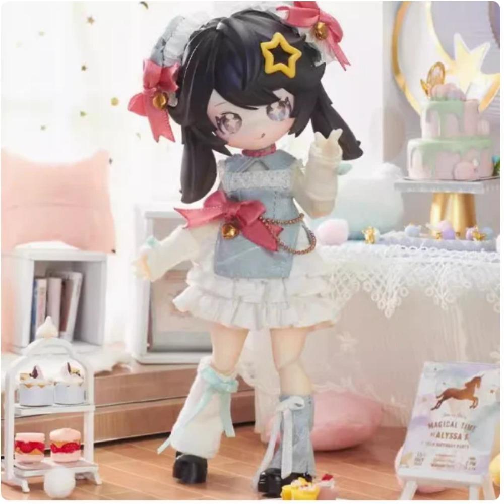 Authentische Ungenießbare Puppe Jumping Moon Time Series Blind Box Spielzeug Mystery Box 1/12 Bjd Blind Box Bewegliche Kawaii Puppe für Mädchen Spielzeug