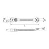 Kyoto Tool Swivel Brake Pipe Wrench (KTC) MZF-10