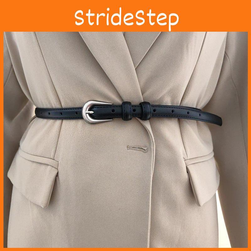 Womens Minimalist Style Waist Belt Metal Buckle Dress Suit Belt Shapewear