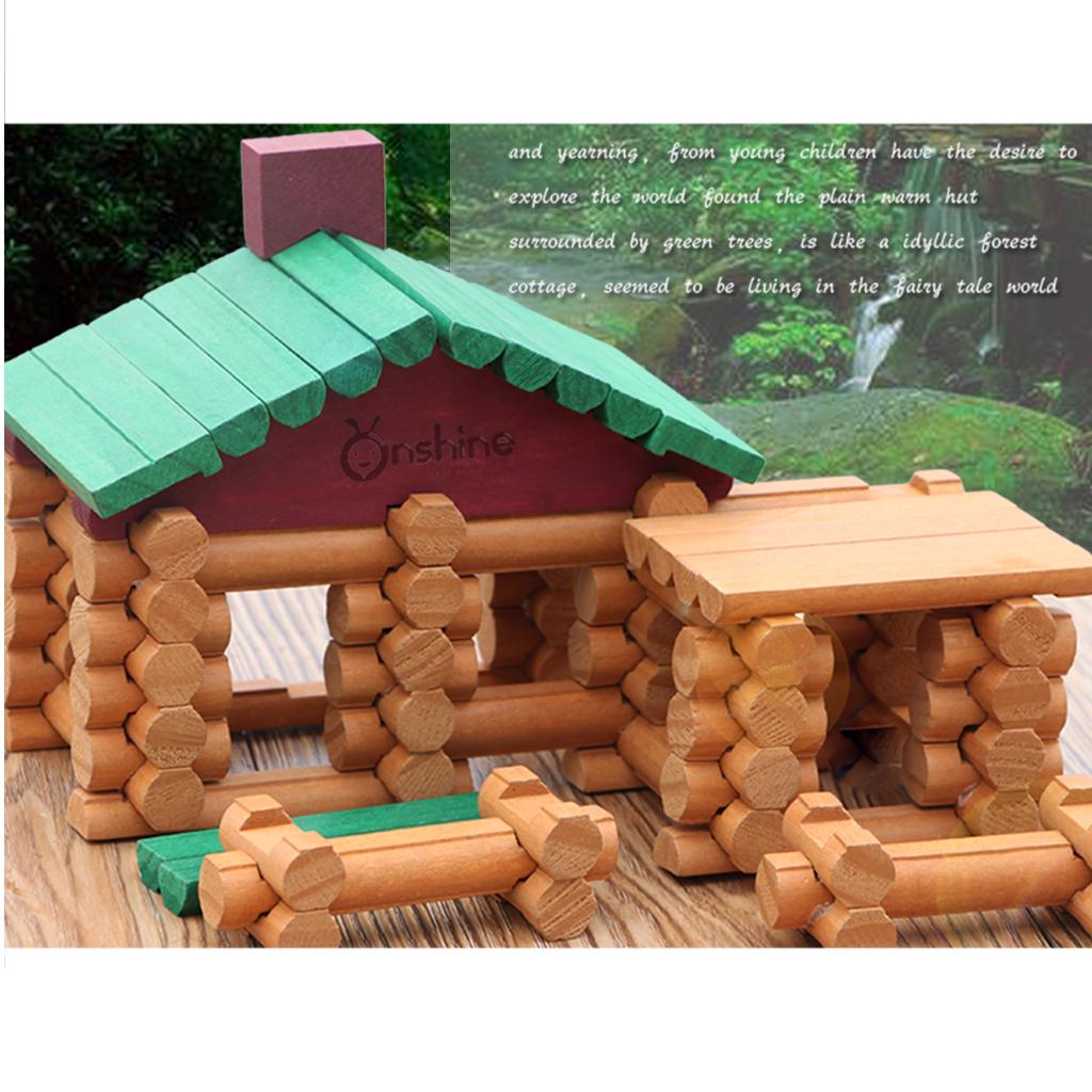 Log cabin blocks toy Clearance