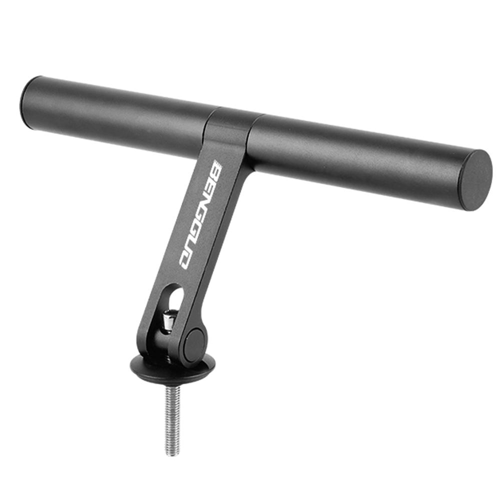 Bicycle Handlebar Extender Aluminum Alloy Bike Handlebar Extender Extension Adjustable for Bike LED Light GPS Phone Speedometer