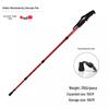 Outdoor Aluminum Trekking Pole/Walking Stick: Straight, T-Grip, Curved, Telescopic Options for Hiking and Skiing.