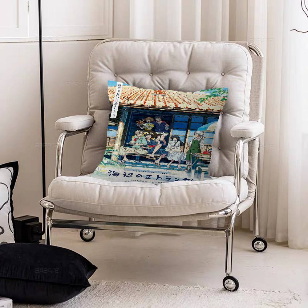 Umibe No Etranger Stitch Lucky Dragon pillow cover sofa cushion cover home room decoration children gift