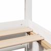 Solid Wood Bed Without Mattress White 90x200 Cm Pine Wood