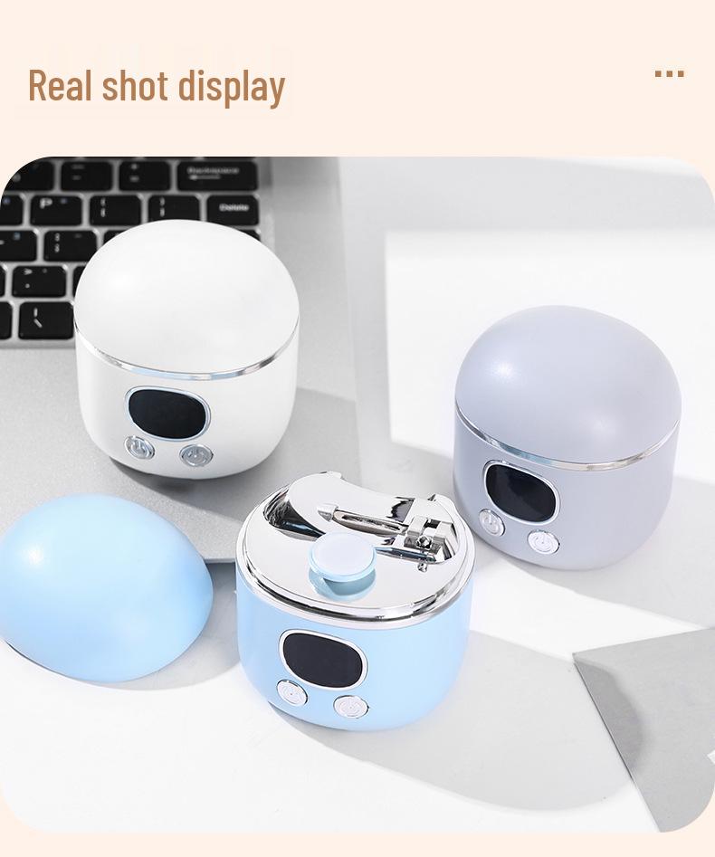 Rechargeable 2-in-1 Electric Nail Clipper & Grinder for Kids - Portable, Lithium Battery