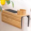 Bamboo Sofa Arm Tray Table Portable Practical,Anti Slip Design,Modern,Couch Cup Holder,Foldable