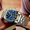 Yaboni Men'S Watch Multifunctional Three-Eye Six-Pin Business Watch Calendar Waterproof Luminous Men'S Watch
