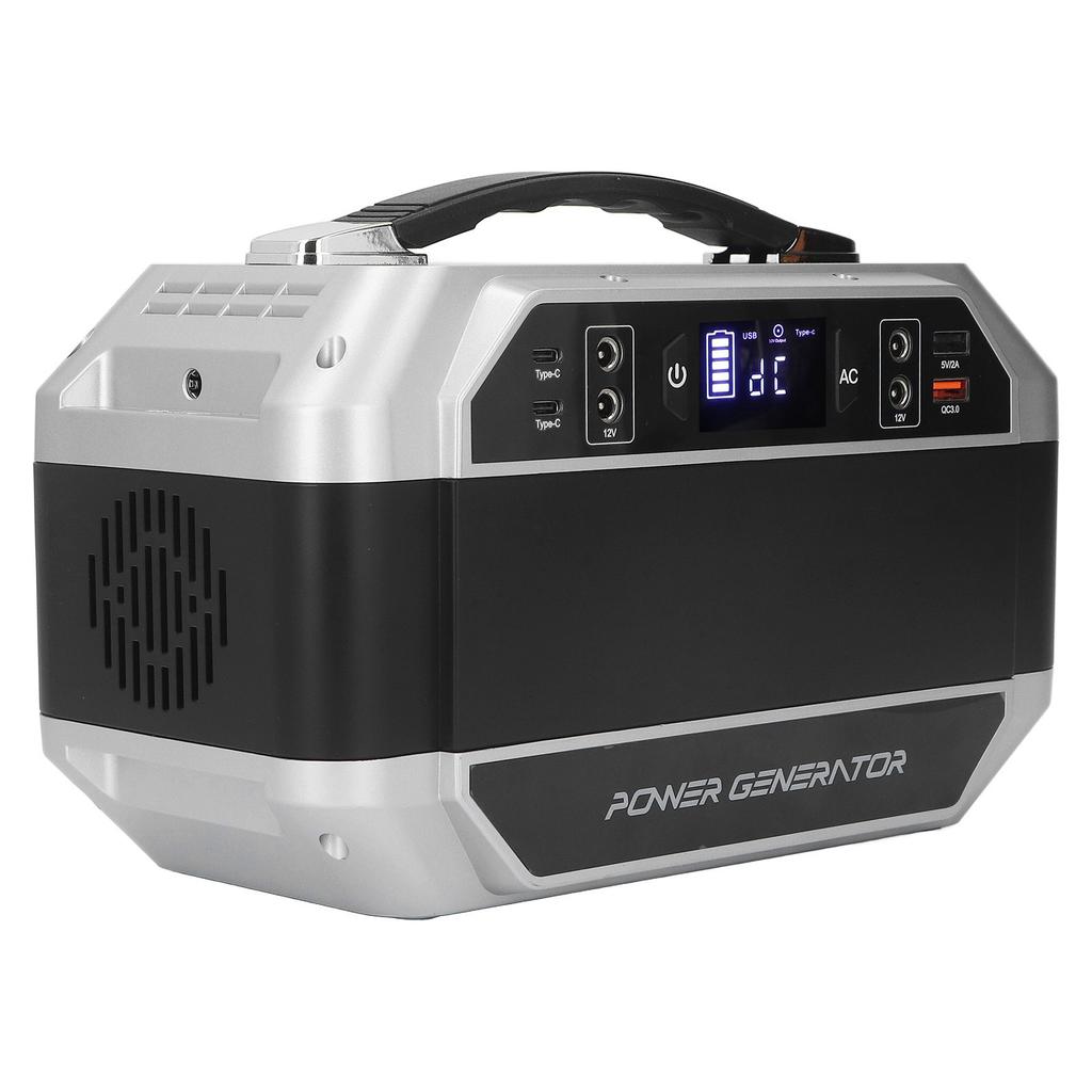 Stație de alimentare portabilă cu BMS încorporat 350W Porturi AC DC USB Generator solar pentru RV
