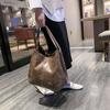 Borsa a Spalla Tote in Morbida Pelle Retrò Donna Euro-Americana CLE