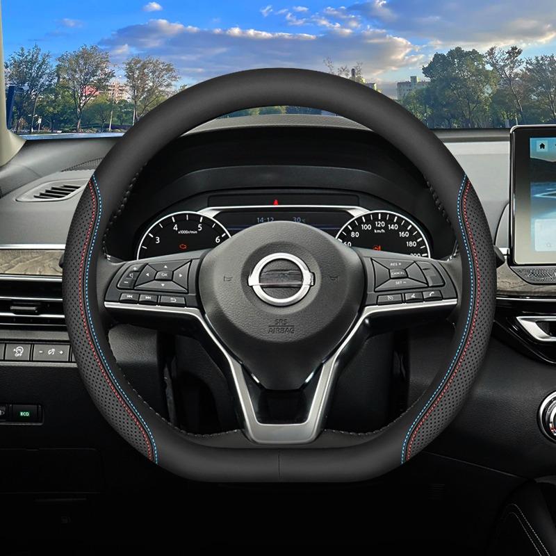 Car Steering Wheel Cover Wrap For Nissan Teana X_trail Qashqai 2019 2020 2026 2026 2026 2026 2026 Auto Braid On Steering-wheel
