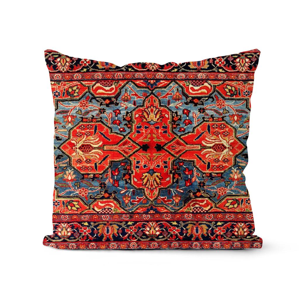 Retro Abstrakt Geometrisch Ethnisch Stil Kissenbezug Weiche Einrichtung Amerikanischer Sommer Sofakissen