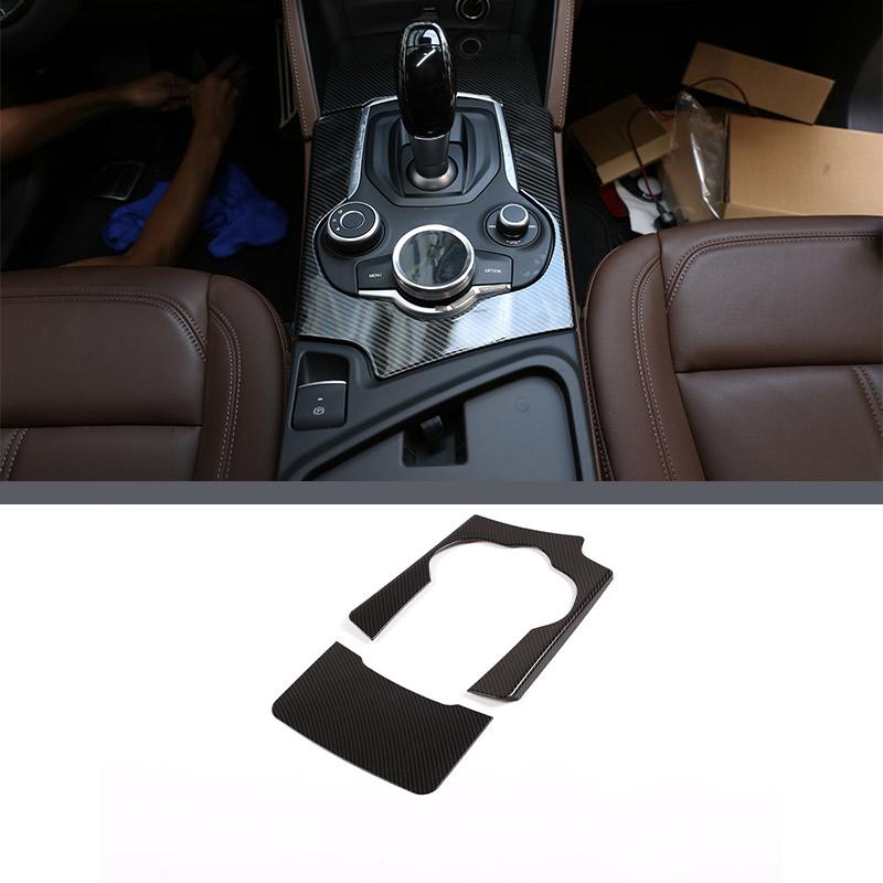 ABS Carbon Fiber For Alfa Romeo Stelvio 2017- Car Interior Trim Sticker Accessories Car Modification Car Styling