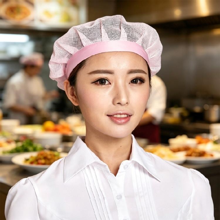 Confezione da 6 Cappelli da Chef Traspiranti Lavabili Asciugatura Rapida Cappello da Cuoco per Cucina per Panifici e Spazi di Cottura Commerciali