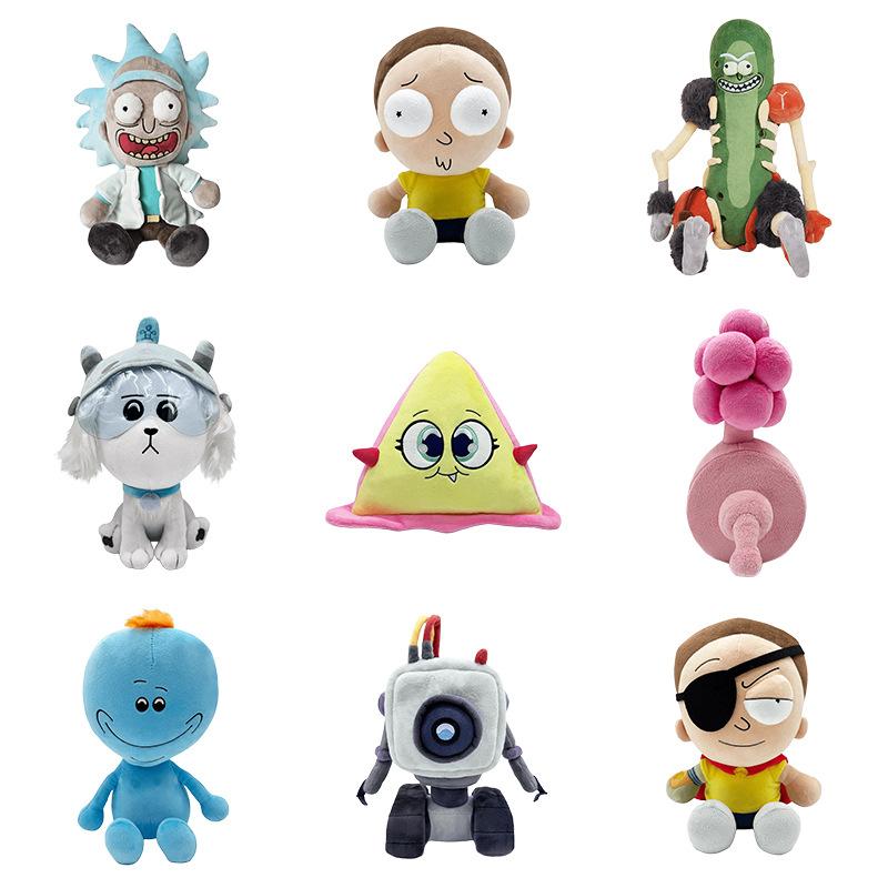 Rick and Morty Plush Toy Rick and Morty Anime Stuffed Doll Soft Plush Cute Gift Home Decor 22cm