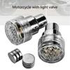 Motorcycle Electric Bike LED Valves Cap Waterproof Tire Accessories Improved Visibility LED Wheel Light
