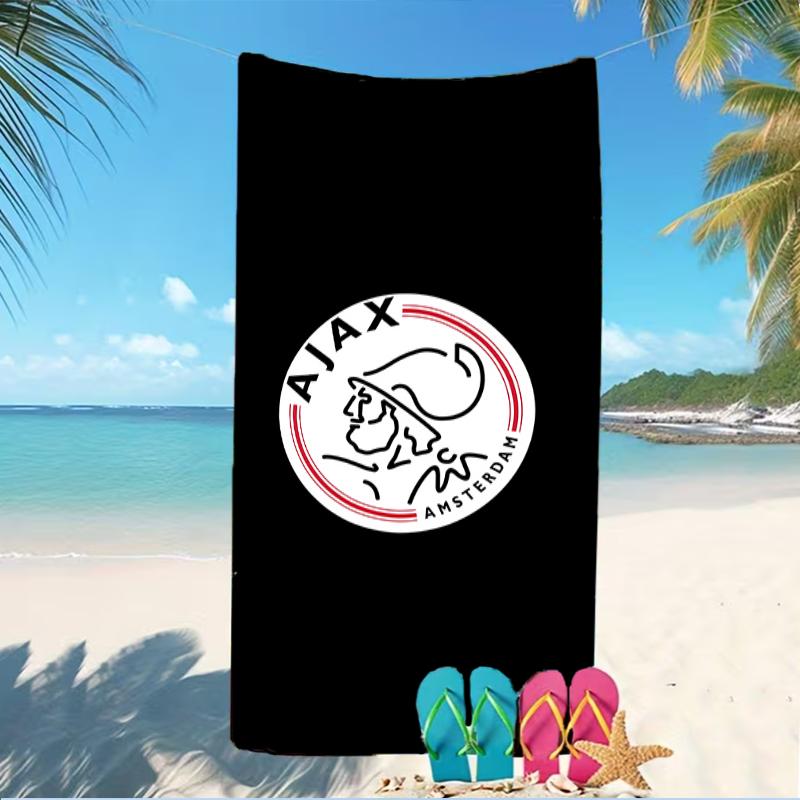Beach Towel with AFC Ajax Pattern - soft,absorbent,machine washable Lightweight&Modern,swimming,Travel Essentials