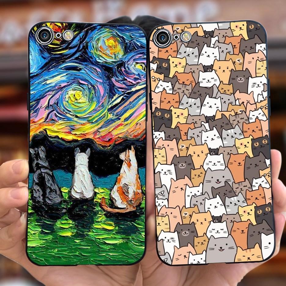Für iPhone 6 6S Plus Hülle Neue Mode Cartoon Hülle Weiche Silikon Handyhülle Für iPhone 6 Plus iPhone6 Mattes Coque Fundas Stoßfänger