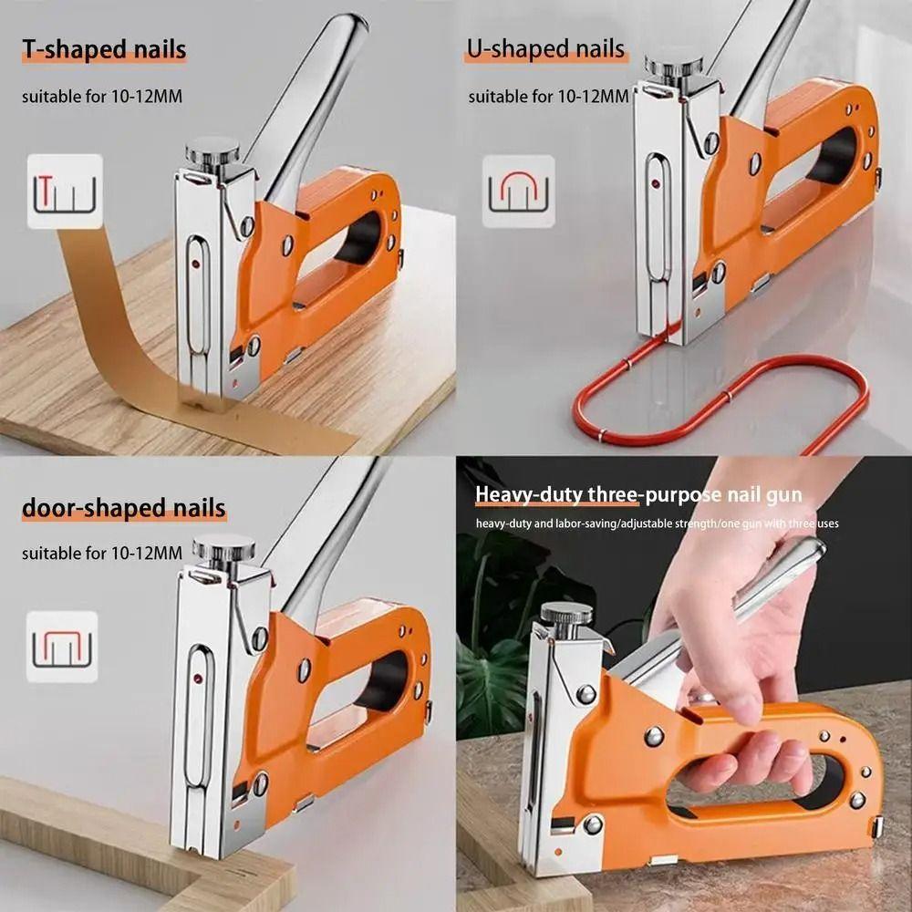 Easy to Install Staple Tool Small and Light Air Nail  Stapler Heavy Duty Air Nail Tool  DIY Tool