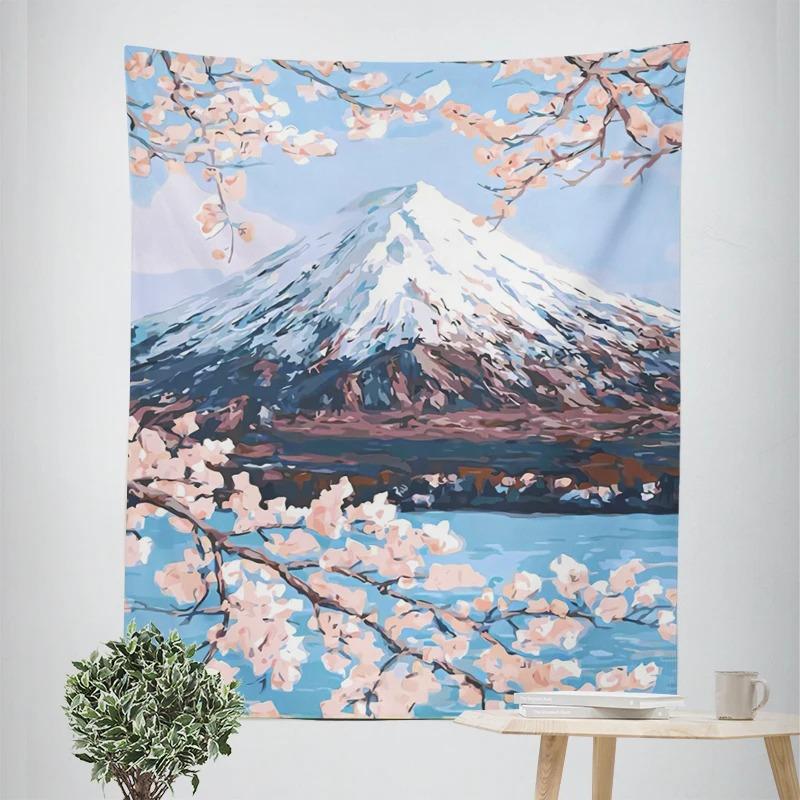 Oil Painting Landscape Beautiful Decorative Tapestry Home Wall Decoration Office Living Room Tapestry
