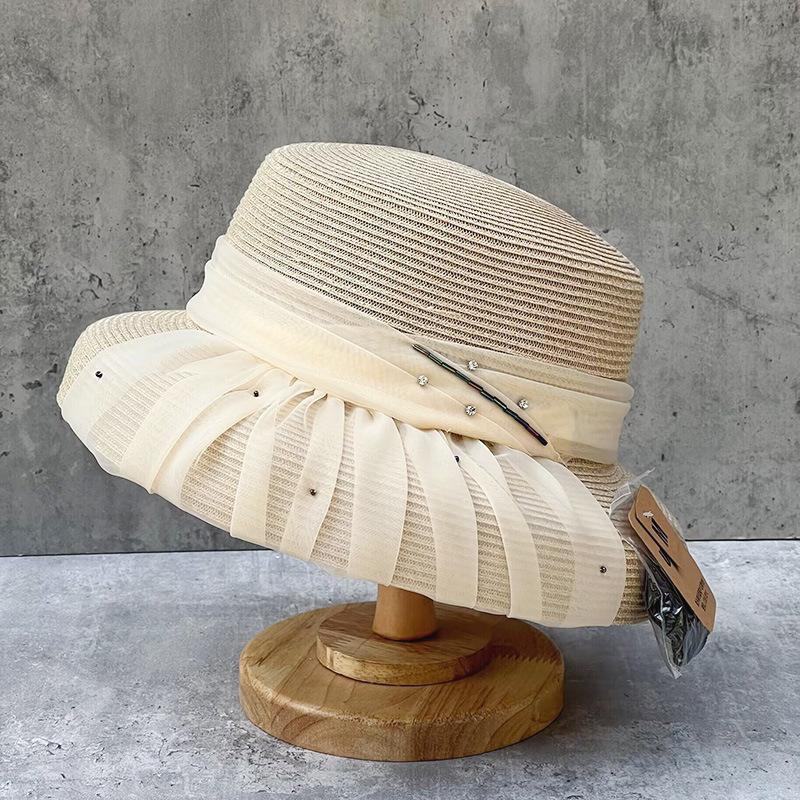 Classic Hat Literary Retro Imitation Linen Breathable Beret Women'S Spring And Summer Thin French Knitted Bud Pumpkin Hat