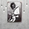 Jimmy Page Metal Signs Wall Decor Vintage Tin Signs Captain Metal Poster Decor for Bar Pub Club Wall Decoration
